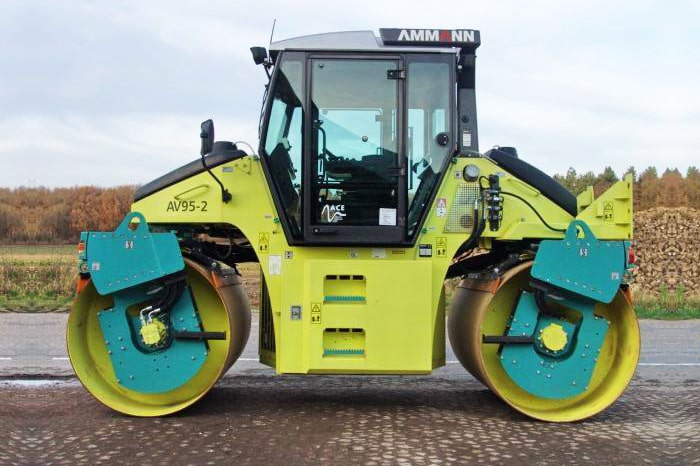 AMMANN-AV95 tandem rollers noleggio lecce